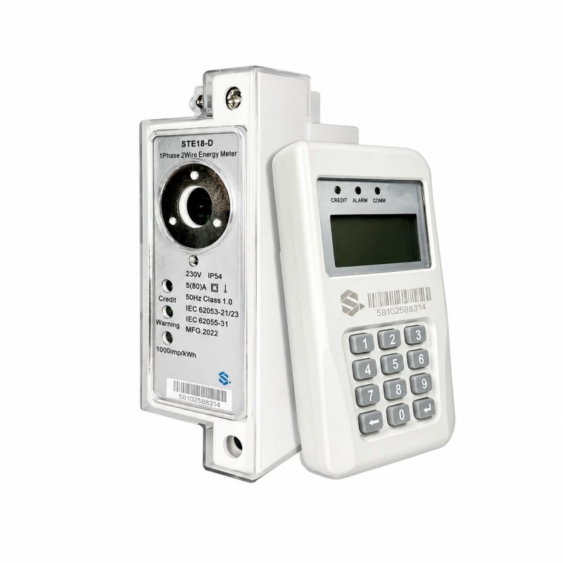 STS Din Rail Energy Meter