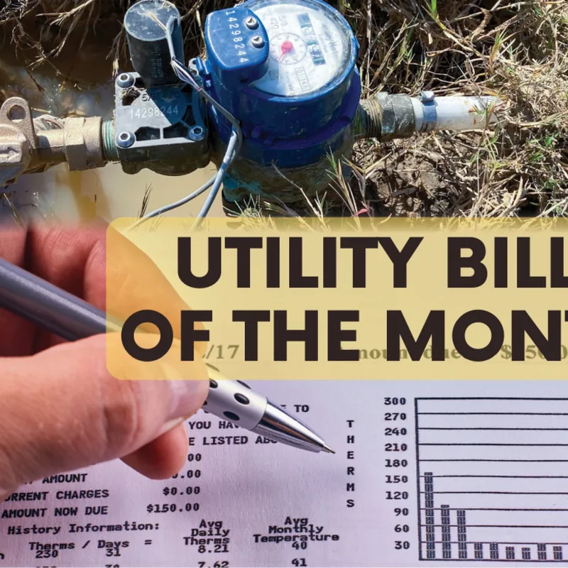 Water meter billing errors due to inaccurate manual readings