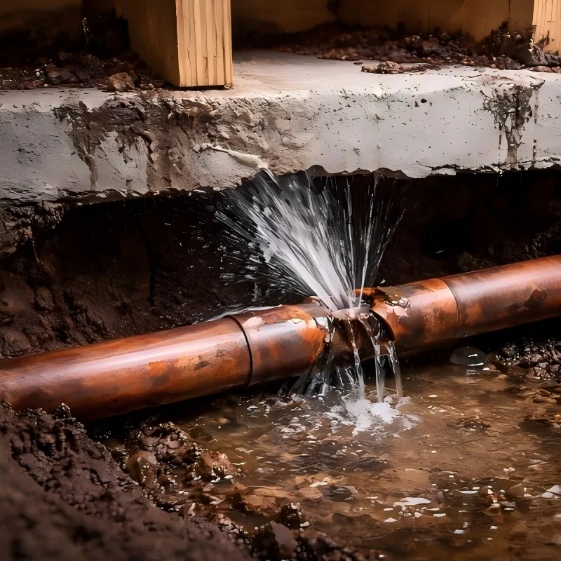 Underground water leak detection for smart water metering