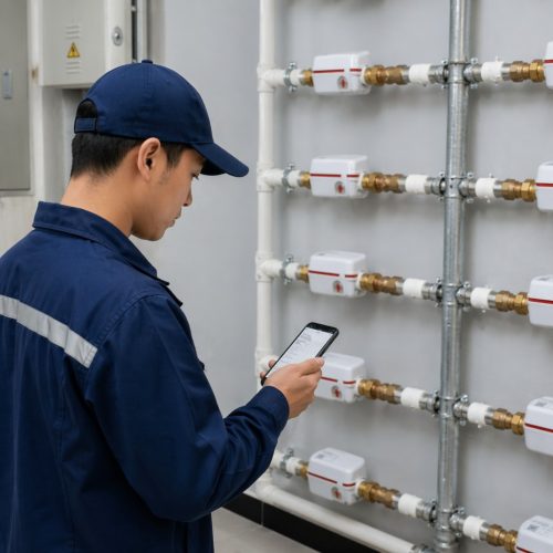 Contador de agua inteligente con control remoto de válvulas para una gestión eficiente del agua